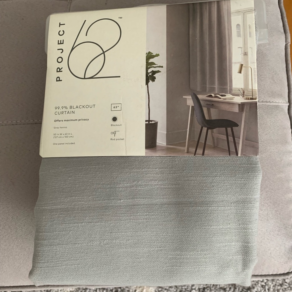Project 62 Gray Blackout Curtain